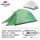 Ultralight 20D Nylon Camping Tent
